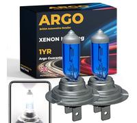 Argo H7 Headlight Bulb 100w Xenon White 6000k 24V High Low Dipped Main Beam H7 477 Headlight Bulb Headlamp Bright Fog Light Lorry Truck HGV 499 PX26D Headlight Bulbs