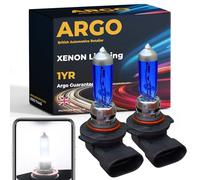 Argo Hb4 Headlight Bulbs 100w Xenon White 6000k 12v | 9006 P22D, Front Fog Light Lamp, Car Van, Main Dipped, High Low Beam, Replacement Headlamp, Glass Halogen, Bright Upgrade