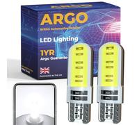 Argo T10 501 Led Bulbs Silica Xenon White Car Light Bulbs Car Interior Upgrade Number Plate Light Map Dome Courtesy Van Capless Wedge 194 168 W5w Bulb Led Side Light Bulb 12v