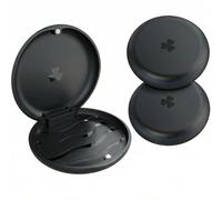 ARGOMAX - 2 Pack Retainer Mouth Guards Travel Cases, Black + Black