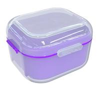 ARGOMAX Denture Case, Denture Cup for Soaking & Thorough Cleaning