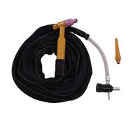 Argon Arc Welding Gun Set Professional Cross Joint Welding Torch Kit with Anti Scalding Cloth Cover Stable Handheld Design for Argon Arc Welding Made of Engineering Plastic Oxygen