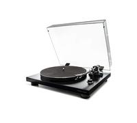 Argon Audio TT-3 MDF & Aluminium Turntable, Belt Drive, Ash/Black/White, 33/45 RPM, Ortofon OM5e Cartridge, Aluminium Tonearm, 6.4kg, Manual, TT-3 (Black)