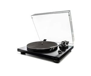 Argon Audio TT-3 MDF & Aluminium Turntable, Belt Drive, Ash/Black/White, 33/45 RPM, Ortofon OM5e Cartridge, Aluminium Tonearm, 6.4kg, Manual, TT-3 (Black)