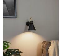 Argon Bona wall light, black-brass