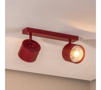 Argon Chloe adjustable 2-bulb downlight, red