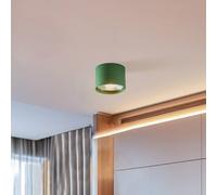 Argon Chloe ceiling spotlight, fixed, green