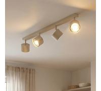 Argon Chloe downlight, cream, 4-bulb, adjustable