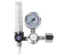 Argon CO2 Regulator Gauge for MIG TIG Welding, 0.25MPa Gas Flow Meter with Pressure Regulator, Aluminum Alloy Flow Tube for Industrial Use