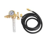 Argon/CO2 Welding Regulator with 60 CFH Flowmeter & 4000 Gauge for TIG/MIG Systems Welding Regulator Double Flowmeter