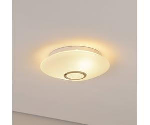 Argon Cyril ceiling light in glass, white-brass