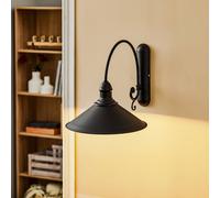 Argon Elmo wall light, black lacquered