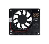 Argon Fan HAT for Raspberry Pi 4 | 40mm Fan with Power Button | PWM and Software Controllable | Easy Setup