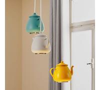 Argon Jasse coffee pot pendant light, 3-bulb, multicolour