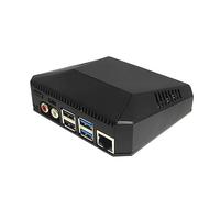 Argon Nanosound One Case for Raspberry Pi 4 - Aluminum Hi-Fi Audio Case with Integrated DAC (PCM5122), RCA Output, IR Remote, Passive Cooling Enclosure for Raspberry Pi 4 Media Player