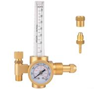 Argon Regulator 04000 PSI Crafted From AllCopper With CGA 580 Connector For Industrial Welding Providing Consistent Flow Measurement And Enhanced Stability(External CGA580)