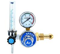 Argon Regulator with Flowmeter TIG Welder MIG Welding CO2 Regulator 0 to 25 L/MIN - 0 to 25 MPA Pressure Gauge CGA580 Inlet Connection Gas Welder Welding Regulator with Built-in Flow Meter