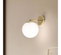 Argon Sala wall lamp with spherical glass, 1-bulb
