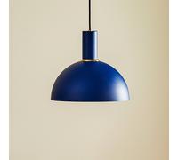 Argon Selma hanging light, 1-bulb, blue Ø 28 cm
