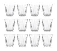 100ml Fluted Espresso Glasses Clear Water Juice Drinking Tumblers Gift Set