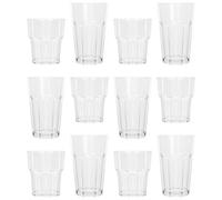 Argon Tableware 12Pc Reusable Plastic Tumblers & Highball Glasses Set