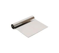 Argon Tableware 1x 13.5cm Stainless Steel Dough Scraper - Metal Kitchen Baking Cake Bread Pastry Pizza Sourdough Food Cutter Spatula Chef Tool
