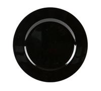 Argon Tableware 1x Metallic Charger Plate - 33cm Dining Table Setting Plate Placemat in Black Argon Tableware Black
