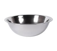 Argon Tableware 2.4L Mixing Bowl - 25cm Polished Metal Dishwasher Safe Small Nesting Bowl Durable Stainless Steel Mixing Dish for Baking, Cooking & Food Prep