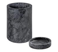 Argon Tableware 2 Piece Marble Wine Bottle Coaster & Cooler Set Black Argon Tableware Multicolor