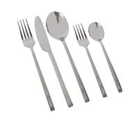 Argon Tableware 20pc Stainless Steel Cutlery Set in Silver Argon Tableware Silver