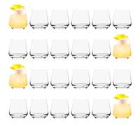 Argon Tableware 24x 345ml Tumbler Whisky Glasses - 'Tallo' Range - Modern Hiball Cocktail Juice Water Drinking Tumblers Set - Dishwasher Safe