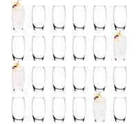 Argon Tableware 24x 510ml Hiball Glasses - 'Tondo' Range - Dishwasher Safe in Clear Argon Tableware Clear