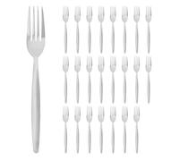 Argon Tableware 24x Dinner Forks, Stainless Steel Dinner Cutlery Kitchen Table Fork Set Dishwasher Safe