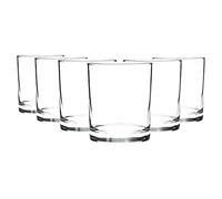Argon Tableware 280ml Whisky Glasses Pack of 12 Clear Drinking Glasses