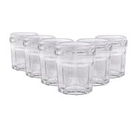 Argon Tableware Glass Jam Jars - 30ml - Pack of 6 in Clear Argon Tableware Clear