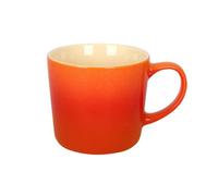 Argon Tableware 330Ml Ombre Coffee Mug - Orange - Glazed New Bone China Tea Mug Vegan Friendly Stoneware Ceramic Cup