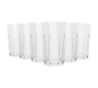 Argon Tableware Reusable Plastic Highball Glasses - 400ml - Pack of 6