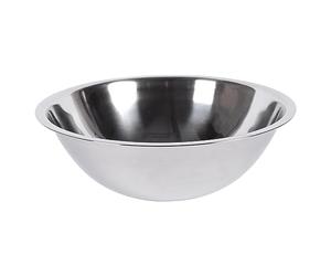 Argon Tableware 5.5L Mixing Bowl - 34cm Polished Metal Dishwasher Safe Large Nesting Bowl Durable Stainless Steel Mixing Dish for Baking, Cooking & Food Prep