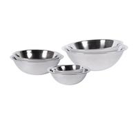Argon Tableware 6Pc Stainless Steel Mixing Bowl Set