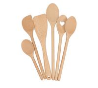Argon Tableware 6Pc Wooden Cooking Spoon Set