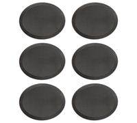 Argon Tableware Oval Non-Slip Serving Trays - 68.5cm x 56cm - Black - Pack of 6 | Size: 68.5 cm x 56 cm Argon Tableware Black 68.5 cm x 56 cm