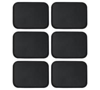 Argon Tableware Plastic Serving Trays - Pack of 6-56 x 41cm - Non-Slip Platter Serveware Rectangle Tray for Restaurants, Wedding Catering, Food, Drinks, Snacks, Painting, DIY