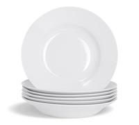 Argon Tableware Classic White Soup Bowls - 23Cm - Pack Of 6