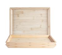 Argon Tableware Bamboo Serving Tray 33 x 25cm Pack of 6 in Brown | Size: 33 x 25 cm Argon Tableware Brown 33 x 25 cm