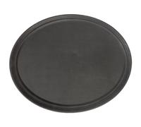 Oval Non-Slip Serving Tray - 63.5cm x 52cm - Black Argon Tableware Black One Size