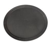 Argon Tableware Oval Non-slip Serving Tray - 79Cm X 66Cm - Black, Black