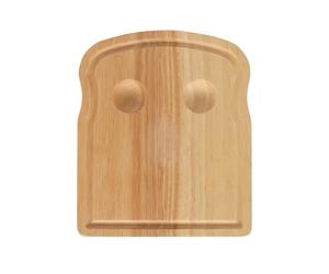 Argon Tableware Breakfast Board - 20 x 24cm - Large Wooden Toast, Egg and Cheese Serving Platter Trays for Valentines, Anniversary, Birthday, Wedding Gifts