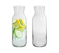 Argon Tableware Brocca Glass Carafes - 1.2 Litre - Pack of 2 in Clear Argon Tableware Clear