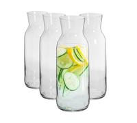 Argon Tableware Brocca Glass Carafes - 1.2 Litre - Pack of 4 in Clear Argon Tableware Clear