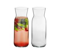 Argon Tableware Brocca Glass Carafes - 700ml - Pack of 2 in Clear Argon Tableware Clear